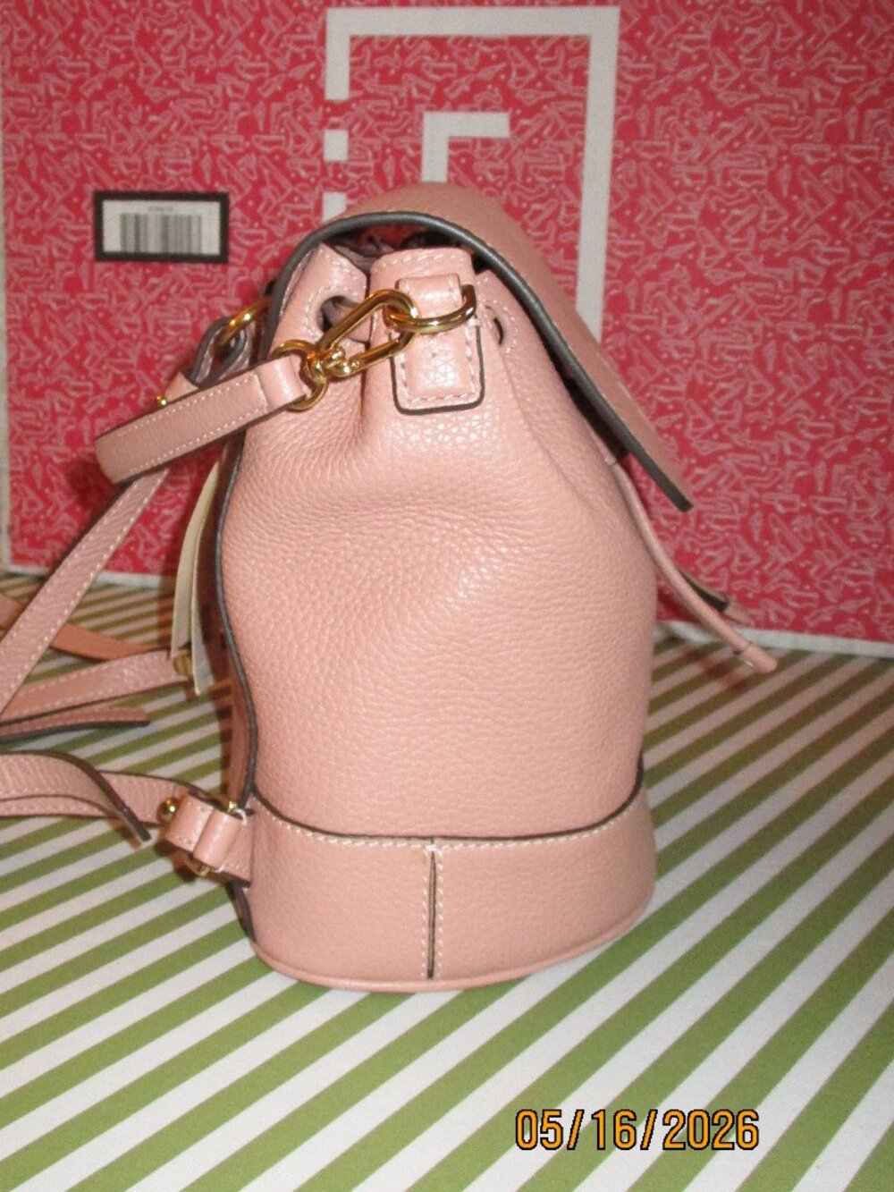 Tory Burch Thea Mini Bucket Back-Pack - Picture 4 of 12